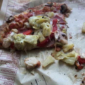 MOD Pizza - Canadian bacon pineapple artichoke mushrooms and red peppers - Pizza Near Me - Lynnwood, Washington MOD Pizza - Canadian bacon pineapple artichoke mushrooms and red peppers - Pizza Near Me - Lynnwood, Washington