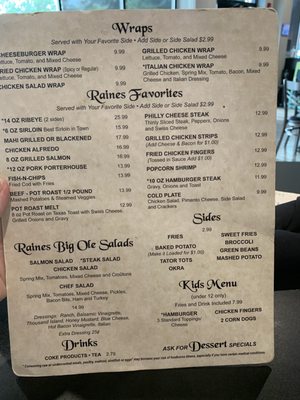 Menu photo 2 Raines On Exchange Bar And Grill Pendleton, SC Menu photo 2 Raines On Exchange Bar And Grill Pendleton, SC