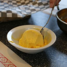 Homemade Mango Ice Cream