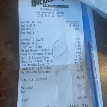 Huckleberry's Breakfast and Lunch - Breakfast for 4 = $103 - Breakfast & Brunch Near Me - Stockton, California Huckleberry's Breakfast and Lunch - Breakfast for 4 = $103 - Breakfast & Brunch Near Me - Stockton, California