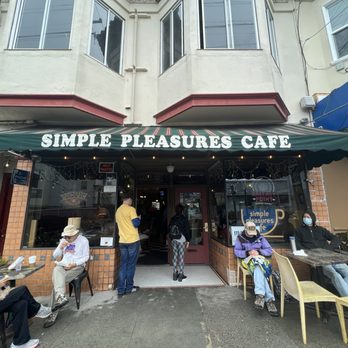 Simple Pleasures Cafe - Exterior - Bagels Near Me - San Francisco, California