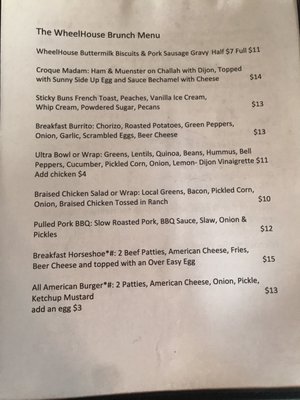 Menu photo 1 The Wheelhouse St Joseph, IL