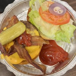 Carleton Avenue Deli - Deluxe bacon cheese burger