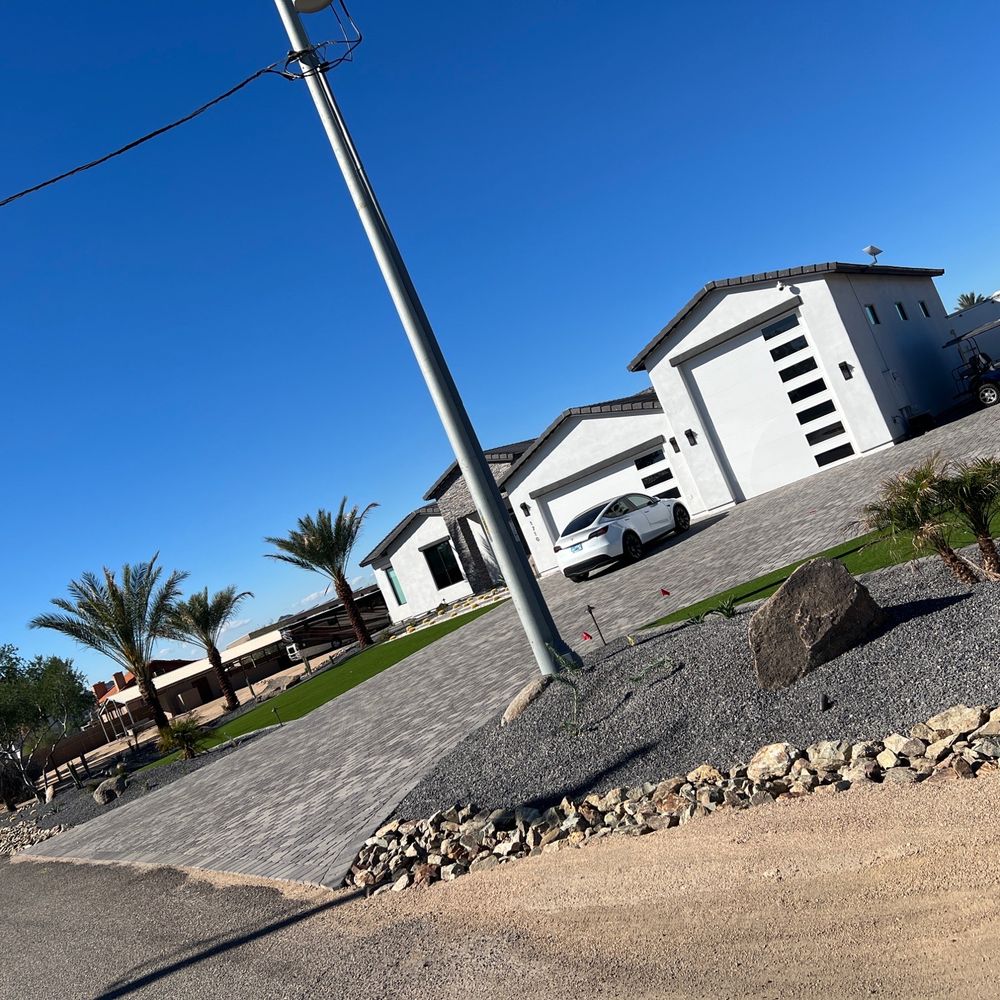 Hawkeye did everything you see here! Plants, rock, pavers, and synthetic turf. Hawkeye did everything you see here! Plants, rock, pavers, and synthetic turf.