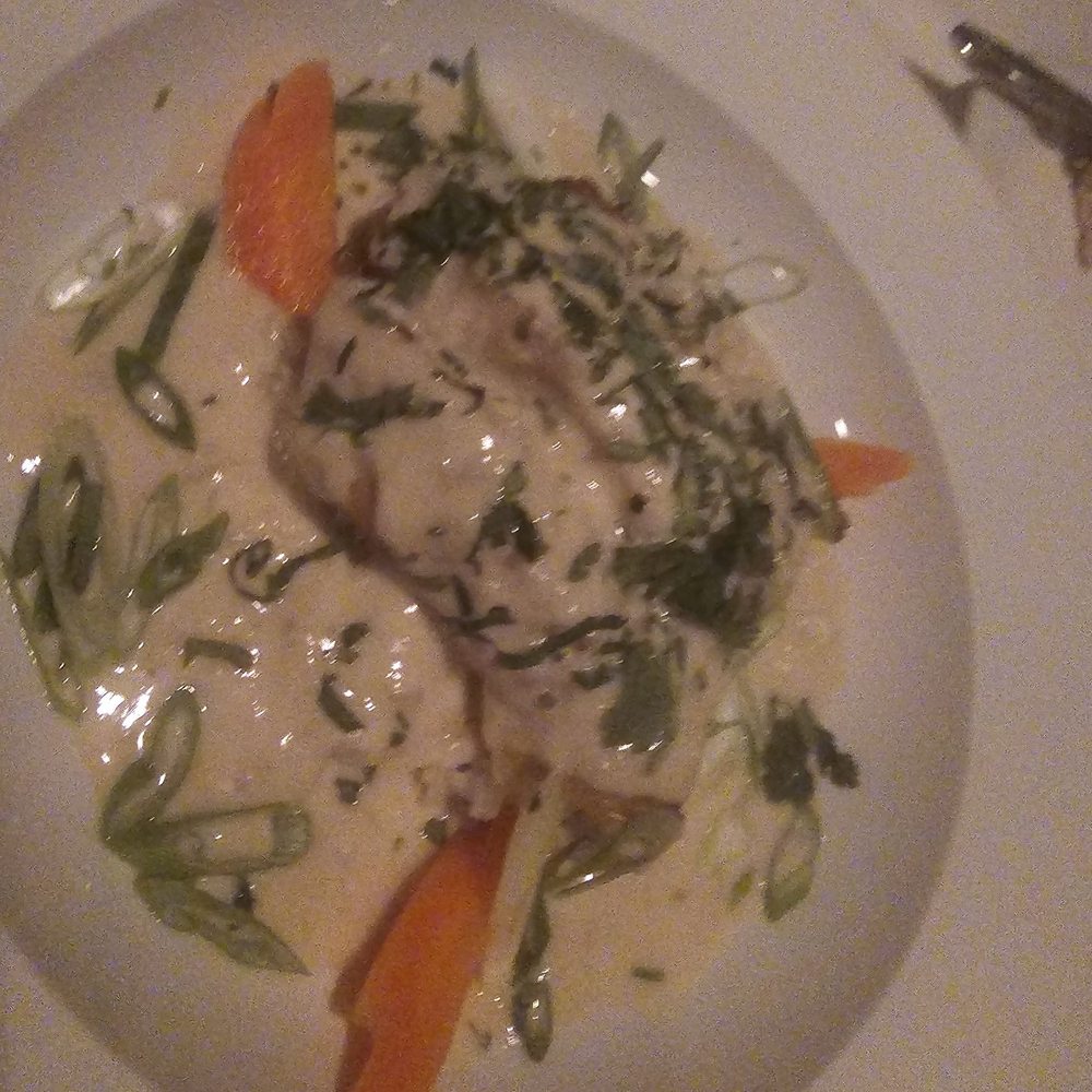 Wally's Desert Turtle - Cod in a Thai sauce and jasmine rice - Steakhouses Near Me - Rancho Mirage, California Wally's Desert Turtle - Cod in a Thai sauce and jasmine rice - Steakhouses Near Me - Rancho Mirage, California