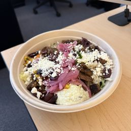 Steak + Harissa bowl