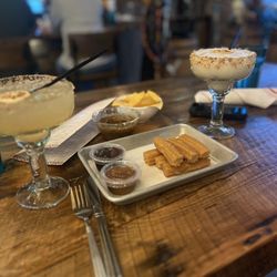 El Centro - Classic margarita, coconut margarita and churros
