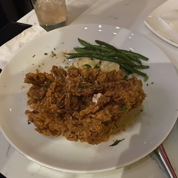 Monarch - Crispy Buttermilk-Dipped Chicken Breast - New American Near Me - Houston, Texas Monarch - Crispy Buttermilk-Dipped Chicken Breast - New American Near Me - Houston, Texas