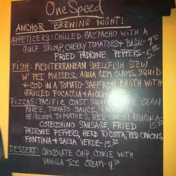 OneSpeed - Specials on august 22, 2011 - Italian Near Me - Sacramento, California