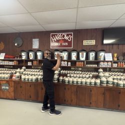 Harlow's Sugar House - The vast array of syrups and the various sizes!
