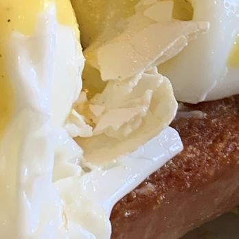 Break Your Fast - SPAM Benedict with egg shells .. Zoomed in - American Near Me - Union City, California Break Your Fast - SPAM Benedict with egg shells .. Zoomed in - American Near Me - Union City, California