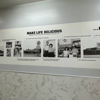 Shipley Do-Nuts - a wall with a variety of advertisements - Donuts Near Me - Sugar Land, Texas Shipley Do-Nuts - a wall with a variety of advertisements - Donuts Near Me - Sugar Land, Texas