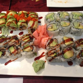 Sake Sushi - The bottom two rolls are just packed with avocado and no eel -.- - Sushi Bars Near Me - Brooklyn, New York Sake Sushi - The bottom two rolls are just packed with avocado and no eel -.- - Sushi Bars Near Me - Brooklyn, New York