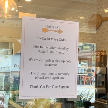 Teaspoon - Shelter in Place Order, they're open til 6:00 PM now! - Bubble Tea Near Me - Campbell, California Teaspoon - Shelter in Place Order, they're open til 6:00 PM now! - Bubble Tea Near Me - Campbell, California