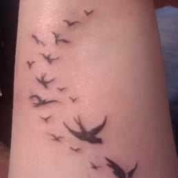 My tattoo, minutes after it was created by Miranda at Kaya Tattoo.