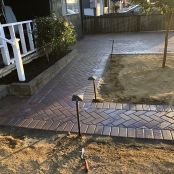 Junior’s Prospect Landscaping - a brick patio being installed - Landscaping Near Me Junior’s Prospect Landscaping - a brick patio being installed - Landscaping Near Me