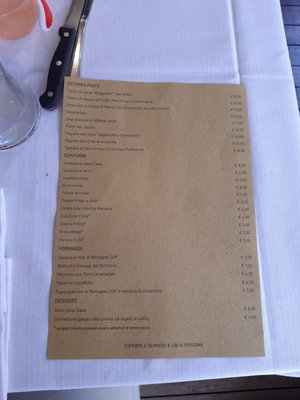 Menu photo 1 La Scuderia Dozza, BO