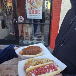 Weenies - Chili dog, truffle dog and buffalo dog!