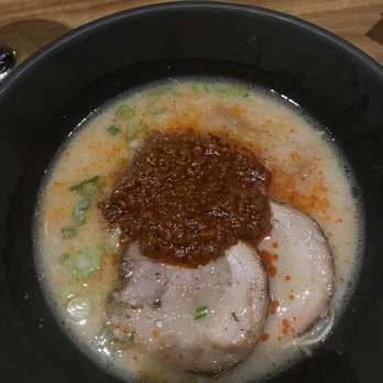 IPPUDO NY - Spicy Ramen 8/10: Pre doctoring it up. I do wish it just came with seaweed or an egg. - Ramen Near Me - New York, New York IPPUDO NY - Spicy Ramen 8/10: Pre doctoring it up. I do wish it just came with seaweed or an egg. - Ramen Near Me - New York, New York