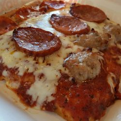 rocky rococo - Sausage Trio Super Slice.