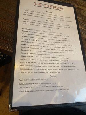Menu photo 5 La Tienda Tapas Bar Williamsburg, VA