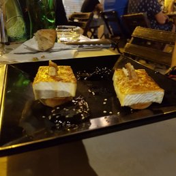 Best dish to end the evening, baked camembert!