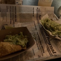 El Cochino - Guacamole and steak tacos - both excellent