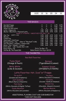 Menu photo 4 Pinned Coffee South Jordan, UT Menu photo 4 Pinned Coffee South Jordan, UT
