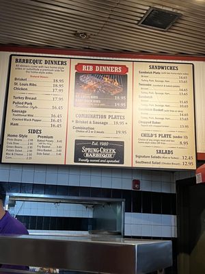 Menu photo 1 Spring Creek Barbeque Humble, TX Menu photo 1 Spring Creek Barbeque Humble, TX
