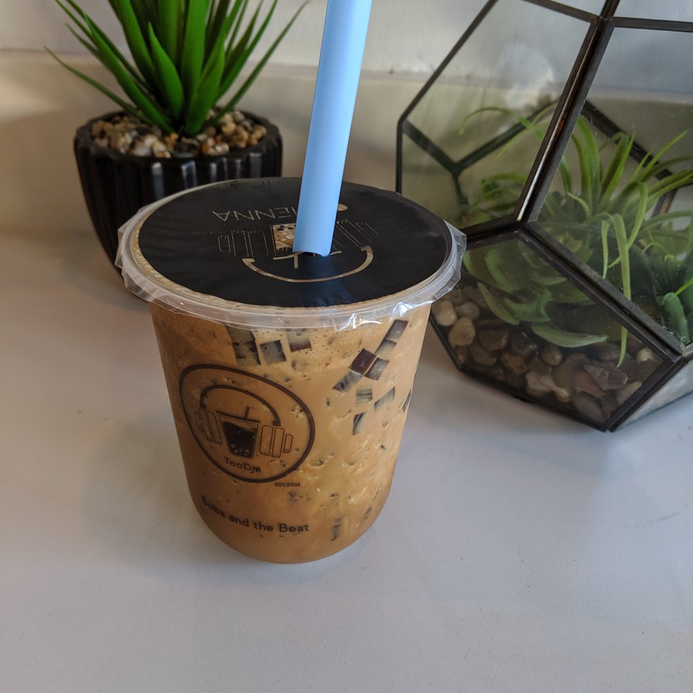 TeaDM Mini - Seasalt coffee RTD with coffee jelly - Bubble Tea Near Me - Vienna, Virginia TeaDM Mini - Seasalt coffee RTD with coffee jelly - Bubble Tea Near Me - Vienna, Virginia