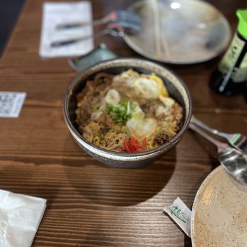 Yoshiya Kitchen - Beef rice bowl with egg - Ramen Near Me - Las Vegas, Nevada