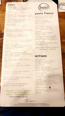 Basil Pizza & Wine Bar by null