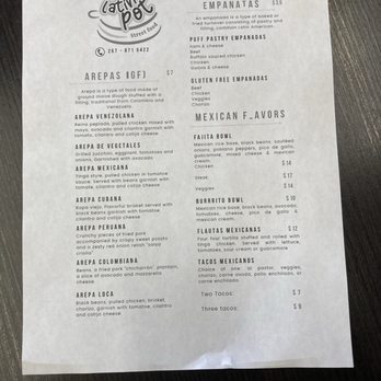 Latin Pot - Menu - Desserts Near Me - Dublin, Pennsylvania Latin Pot - Menu - Desserts Near Me - Dublin, Pennsylvania