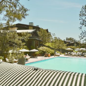 The Lodge at Torrey Pines - Swimming pool with lounge chairs and cabanas. - Hotels Near Me - La Jolla, California