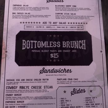 Cowboy Row Saloon and Chophouse - Menu - Seafood Near Me - Baltimore, Maryland