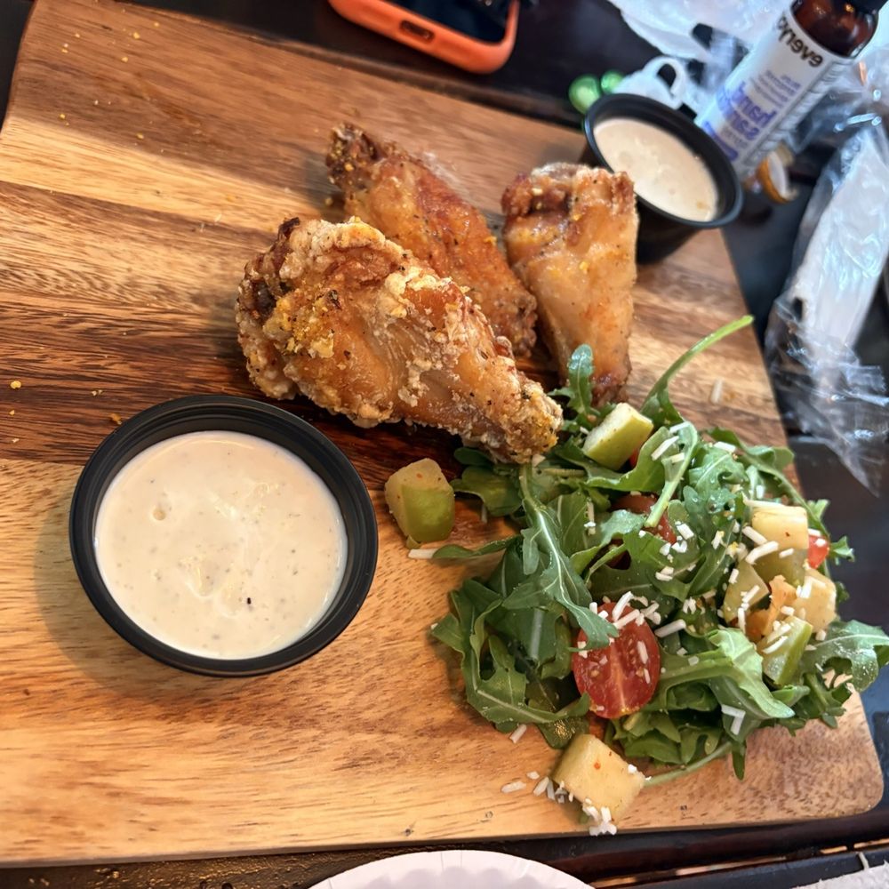Red Apple Kitchen - Appetizer:Half eaten Chicken BUFFALO WINGS - Small (8 Pieces) - Pizza Near Me - San Leandro, California Red Apple Kitchen - Appetizer:Half eaten Chicken BUFFALO WINGS - Small (8 Pieces) - Pizza Near Me - San Leandro, California