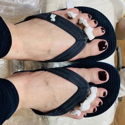 Predicure with Essie nail polish(extra $2)