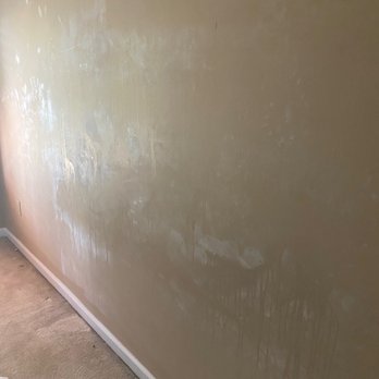 Obregon Painting - Oversprayed everything. Didn't fix it. Had to hire and pay for others to do it. this wall,  it was left a mess. - Painters Near Me - Knoxville, Tennessee
