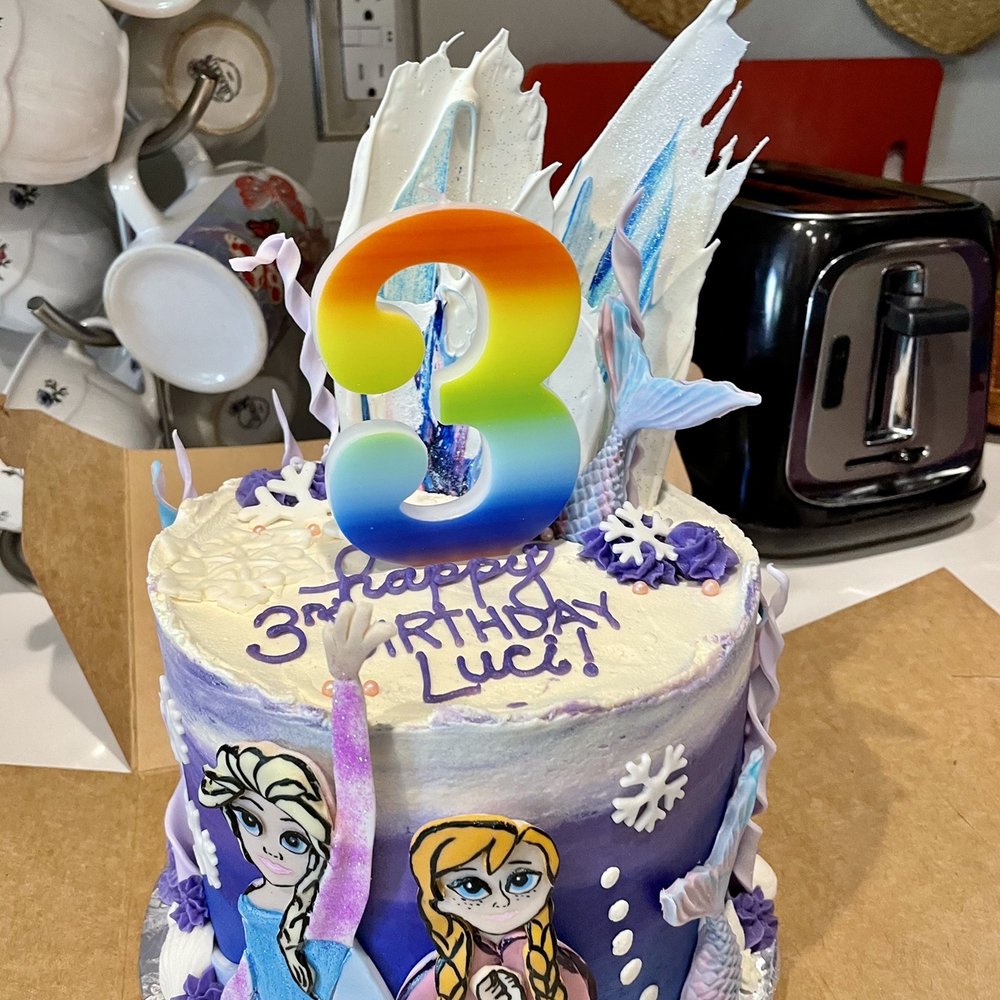 Sugar Cubed Cakes - Frozen and Mermaid themed cake. - Cupcakes Near Me - Gresham, Oregon Sugar Cubed Cakes - Frozen and Mermaid themed cake. - Cupcakes Near Me - Gresham, Oregon