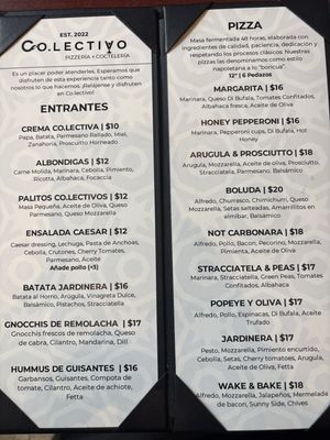 Menu photo 2 Co.lectivo Rincon, PR