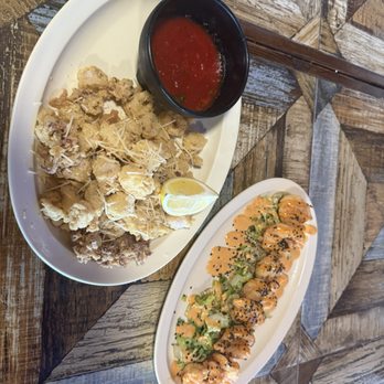 The Bluewater Drift - Boom Boom Shrampies and Fried Calamari - American Near Me - Freeport, Texas