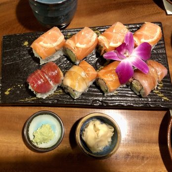 Eat Sushi - 49er Roll (top) and Rainbow Roll (bottom) - Sushi Bars Near Me - San Francisco, California