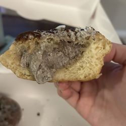 Beiler's Doughnuts - Oreo Creme. The dough has a great open structure