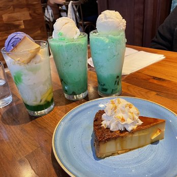 Avenida Restaurant - Halo halo, buko pandan, leche flan - Filipino Near Me - San Mateo, California
