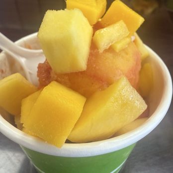 La Michoacana - Chamoy ice cream with mango!! Yum - Ice Cream & Frozen Yogurt Near Me - Harbor City, CA 90710, California
