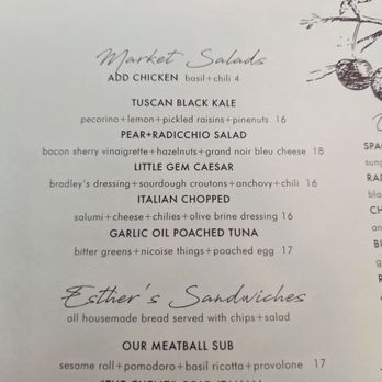 Esther's Kitchen - Lunch Menu Jan 2024 - Italian Near Me - Las Vegas, Nevada Esther's Kitchen - Lunch Menu Jan 2024 - Italian Near Me - Las Vegas, Nevada
