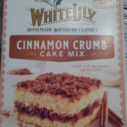 The White Lily Foods Company - 1/1/24 White Lily Cinnamon Crumb Cake mix