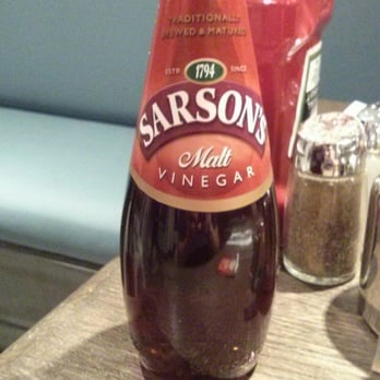 Chip+Malt - Malt vinegar on table - British Near Me - Newmarket, Ontario