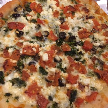 Arleo's Pizza - A small Greek Medley Pizza - Pizza Near Me - Canonsburg, Pennsylvania