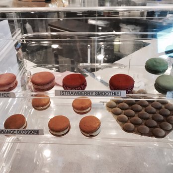 Sweet Sip - Macrons from Boston Bonbon and a lonely sheet of egg puffs - Coffee & Tea Near Me - Boston, Massachusetts Sweet Sip - Macrons from Boston Bonbon and a lonely sheet of egg puffs - Coffee & Tea Near Me - Boston, Massachusetts